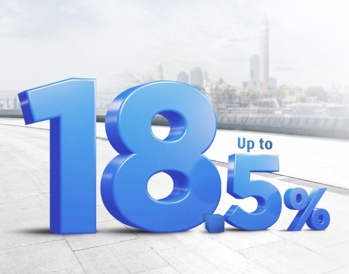 Fixed Certificates of Deposit with interest rate up to 18.5%